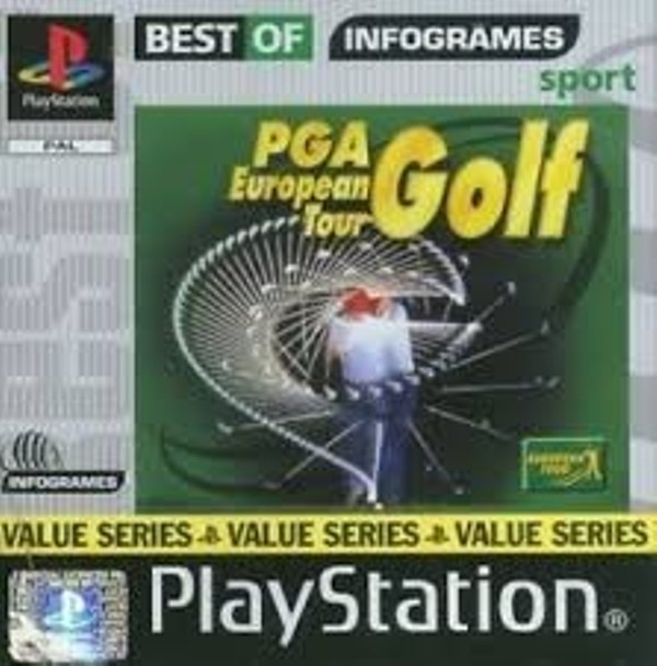 Hra PS1 PGA European Tour Golf - Best of Infogrames