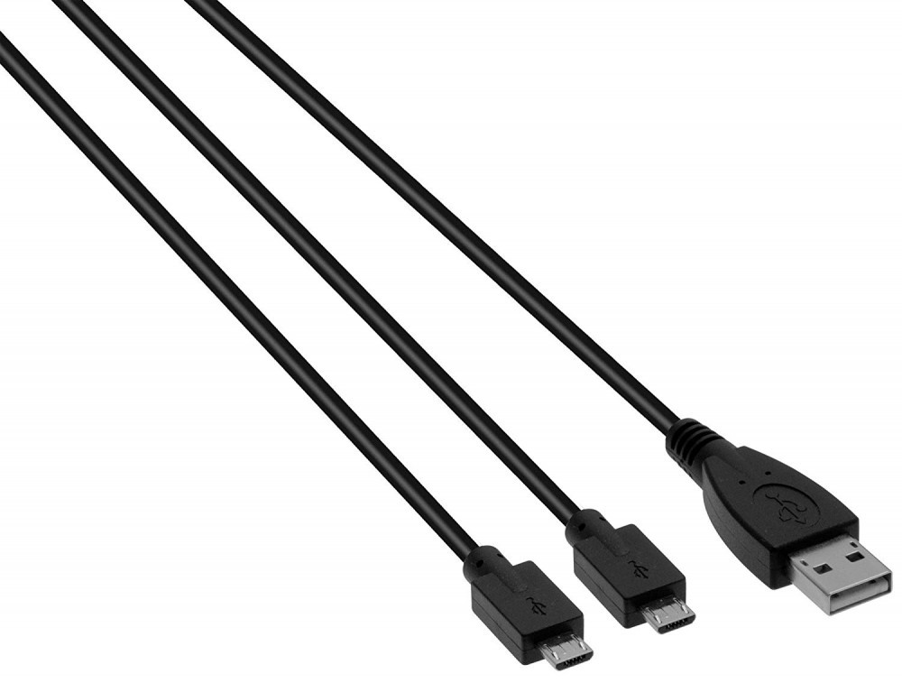 Venom 3m двоен кабел за зареждане на 2 PS4 / XBOX One контролери - 60269