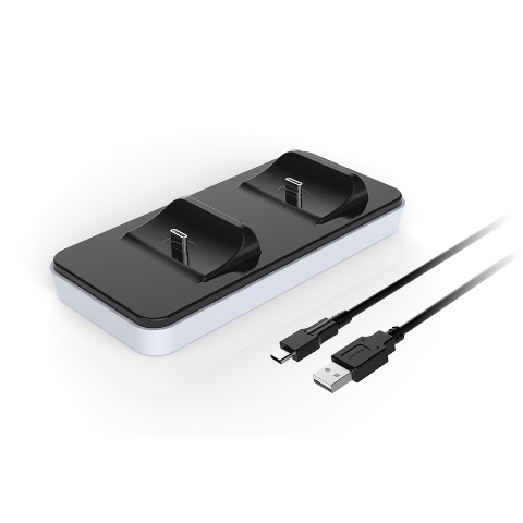 Stand dual - incarcare controller - PS5 - Alb - EAN 6972520252730 (e)