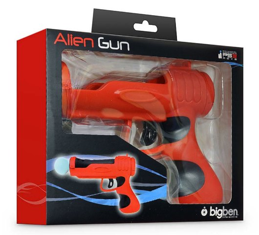 Pistol pentru PS Move PS3 PS4 PS5 - Big Ben Alien Gun - EAN: 3499550288735