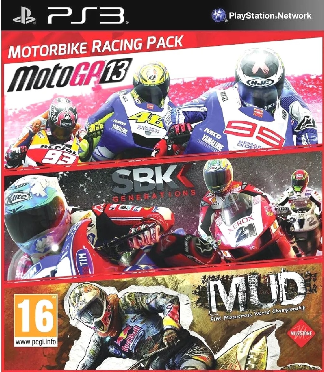 Joc PS3 Motorbike Racing Pack  ( Moto GP 13 + SBK generations + MUD ) - EAN: 8059617102685