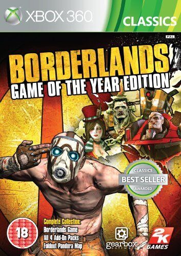 Hra XBOX 360 Borderlands: Game of the Year Edition  - Classics