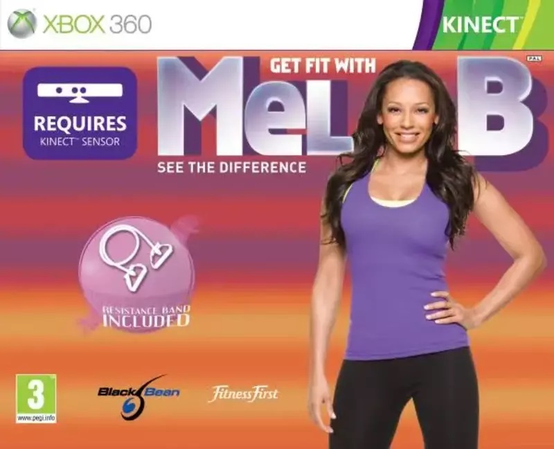 Resistance Band + Get Fit With Mel B - XBOX 360 - EAN: 8011642501079