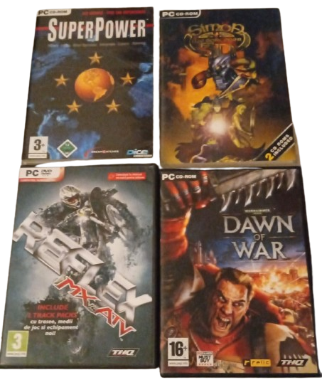 Joc PC MX vs ATV Reflex + Super Power + Warhammer Dawn of war + Simon 3D