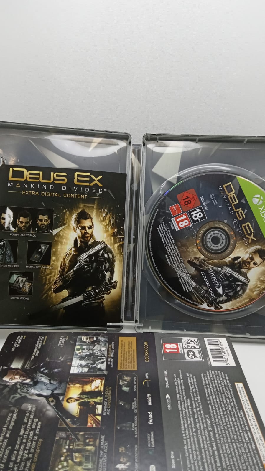 Joc XBOX One Deus Ex Mankind Divided - Day One Edition - Steelbook