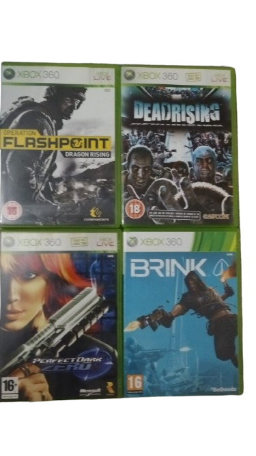 Joc XBOX 360 Dead Rising + Perfect Dark Zero + Brink + Operation Flashpoint Dragon Rising