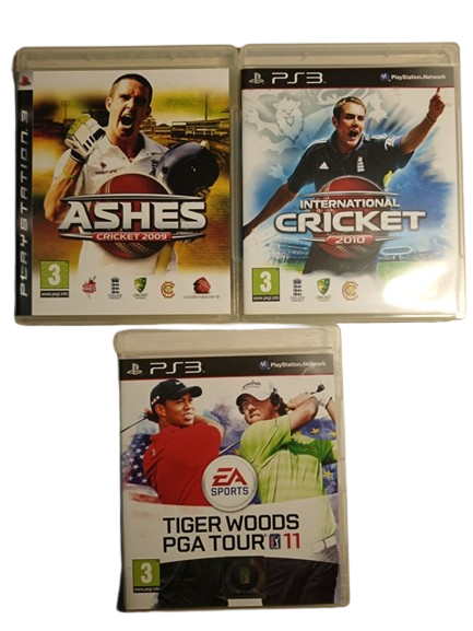 Joc PS3 Ashes Cricket 2009 + 2010 + Tiger Woods PGA Tour 11