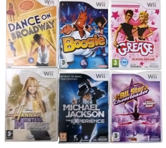 Gra Nintendo Wii Dance on Broadway + Boogie + Grease + Hannah Montana + All Star Cheerleader + Michael Jackson Experience