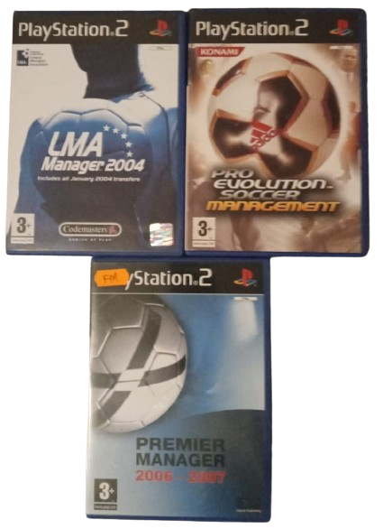 Joc PS2 LMA manager 2007 + Pro Evolution Soccer management + Premier Manager 2006-2007