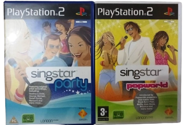 Joc PS2 SingStar Party +  Popworld