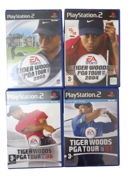 Gra PS2 Tiger Woods PGA Tour 2003 + 2004 + 06 + 07