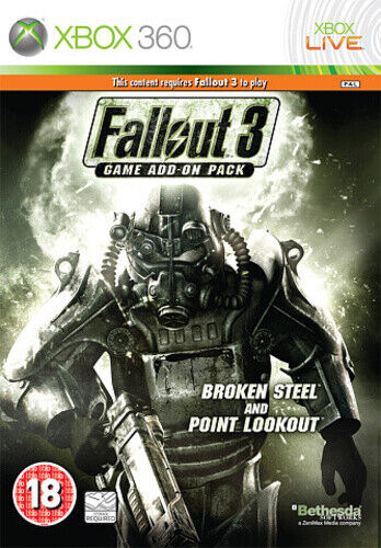 XBOX 360 Játék Fallout 3 Game Add-on Pack: Broken Steel and Point Lookout