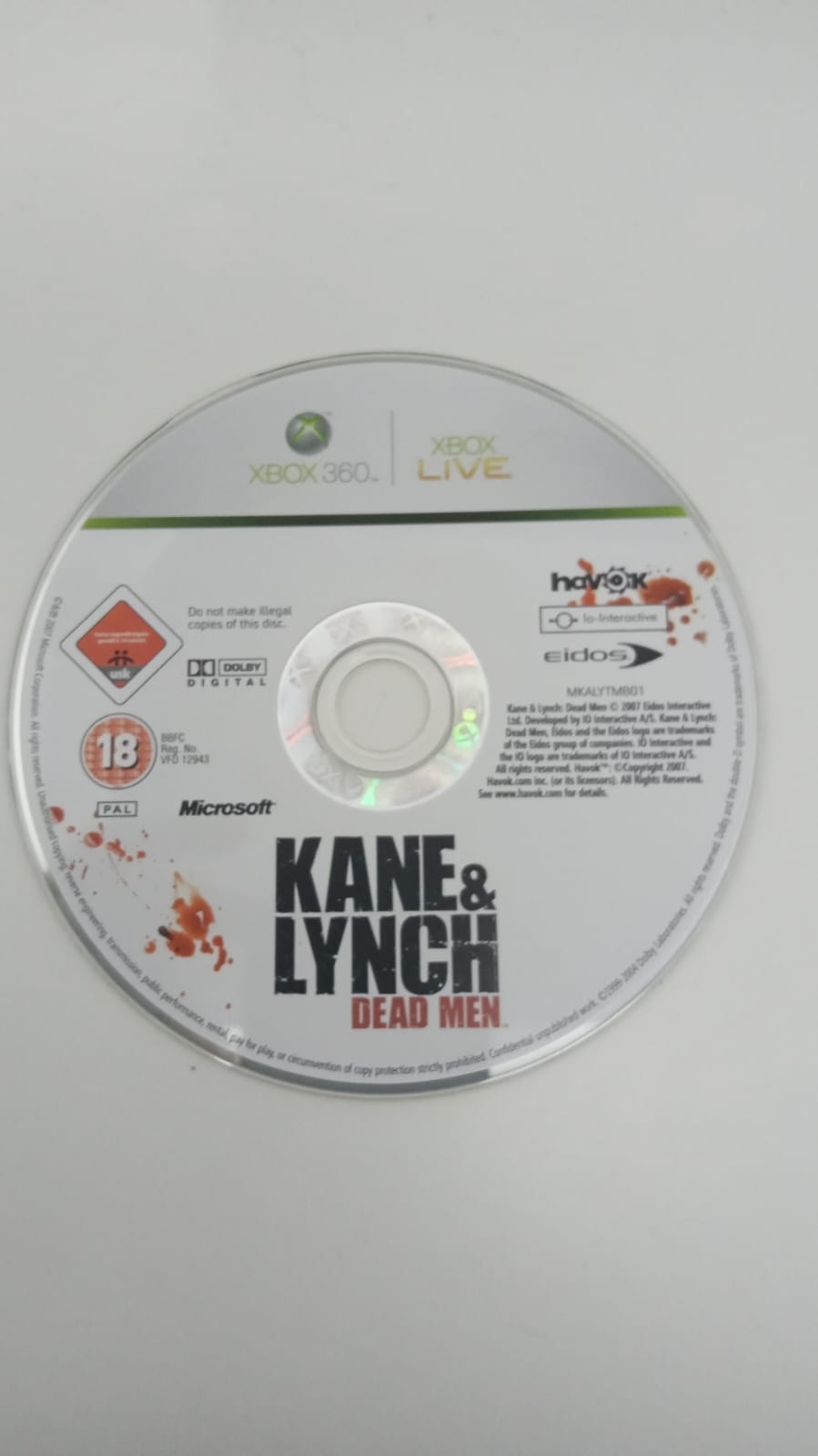 Joc XBOX 360 Kane & Lynch Dead Men - G