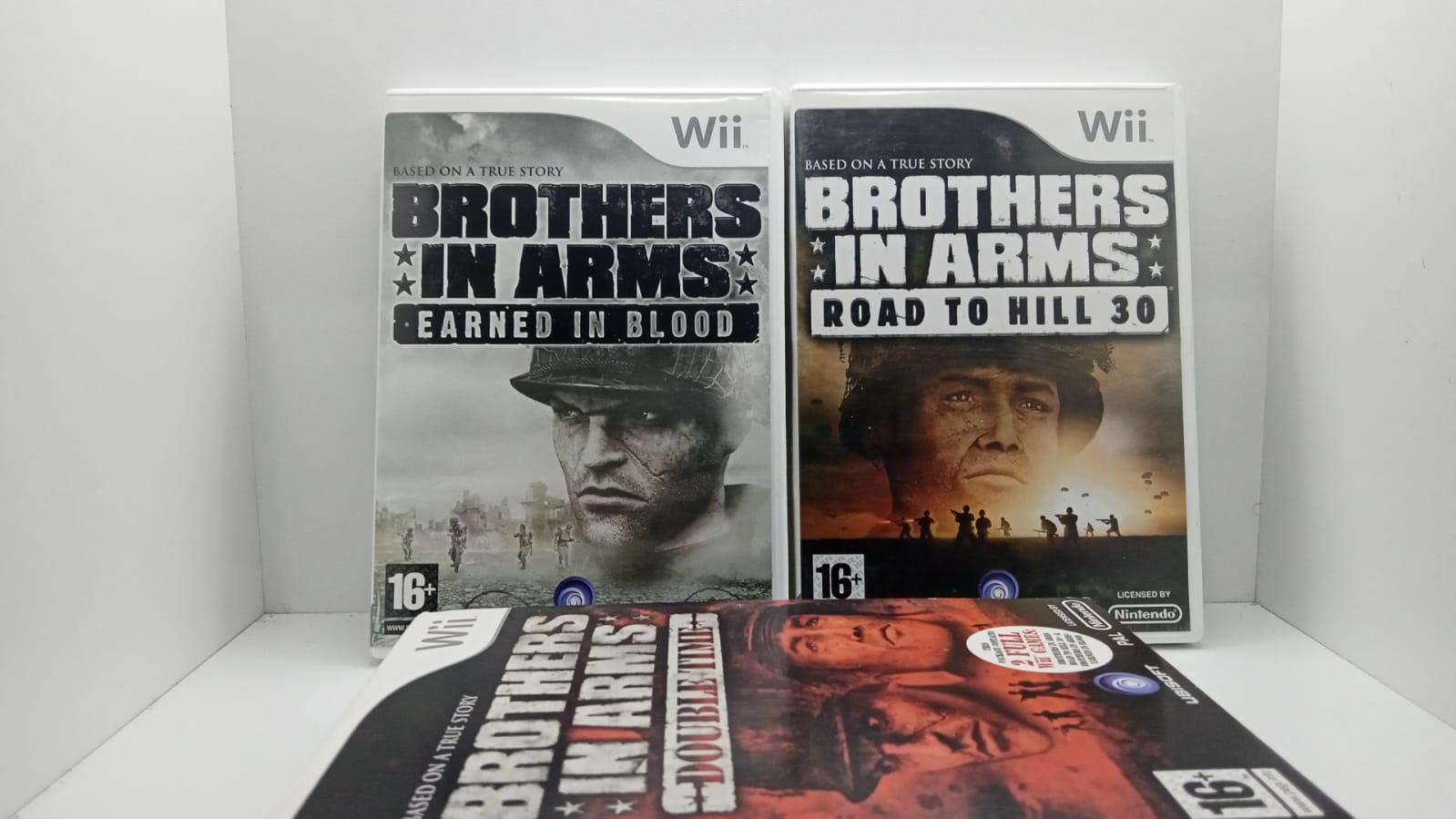 Joc Nintendo Wii Brothers In Arms Double Time  - Earned in Blood + Road to Hill 30