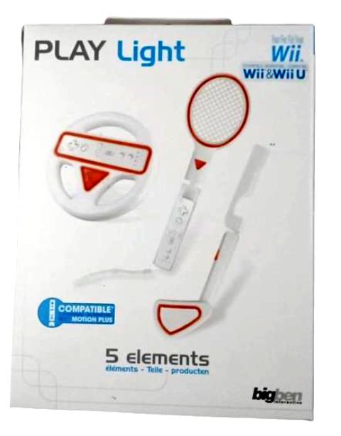 Volan + Paleta tenis + Crosa golf - Nintendo Wii / Wii U  - Alb / Portocaliu EAN: 3499550269659