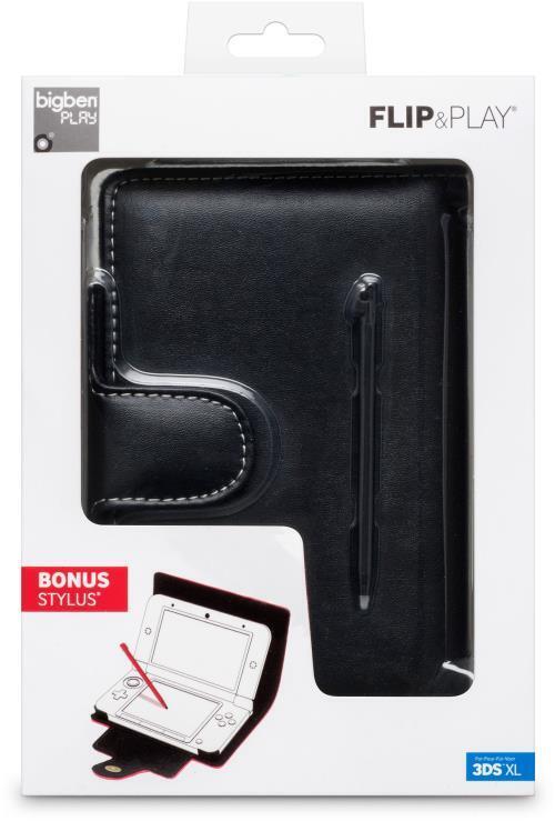Tok + Stylus BigBen Nintendo 3DS XL-hez - fekete- EAN: 3499550307719