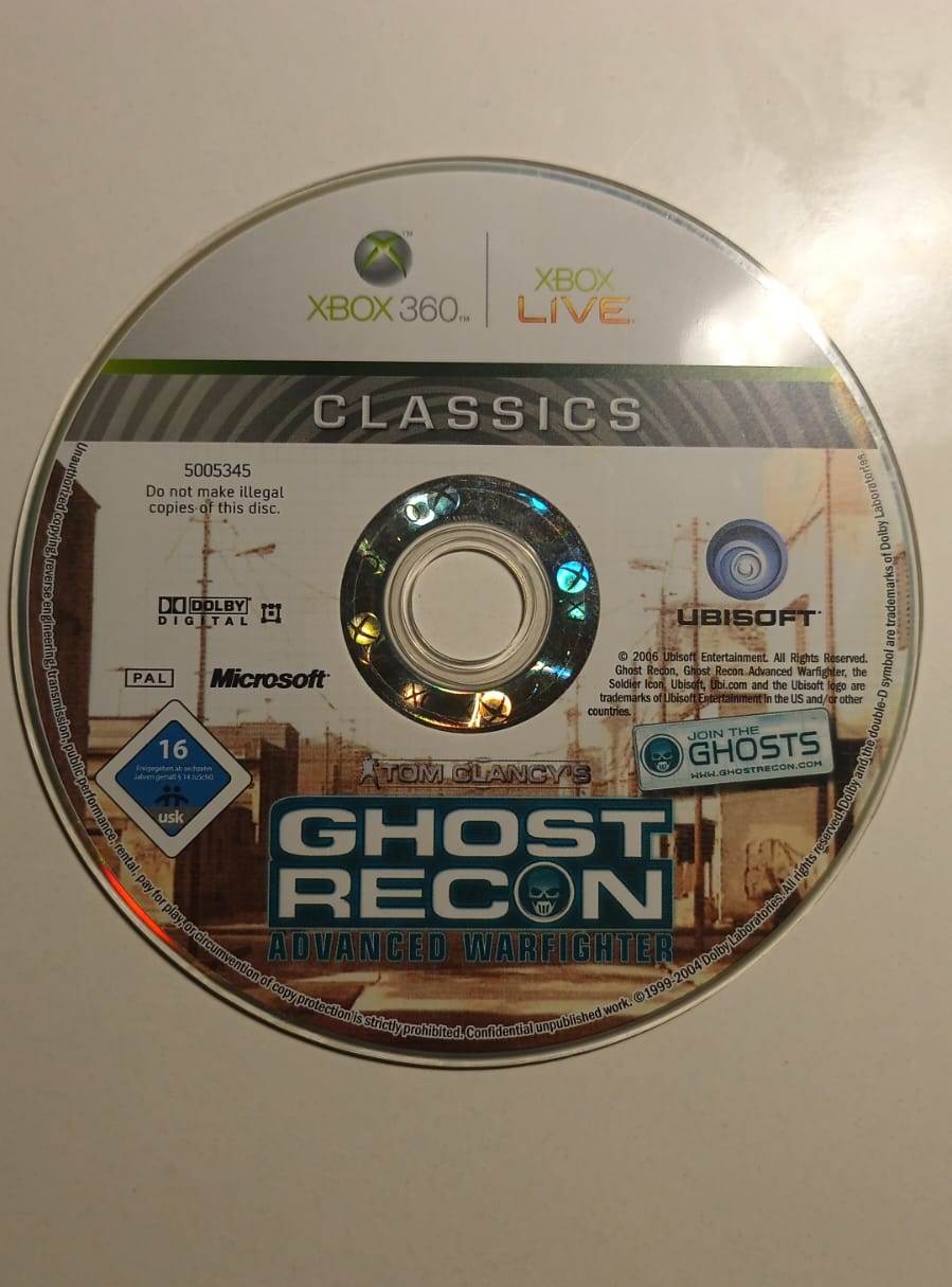Joc XBOX 360 Tom Clancy's Ghost Recon: Advanced Warfighter - G