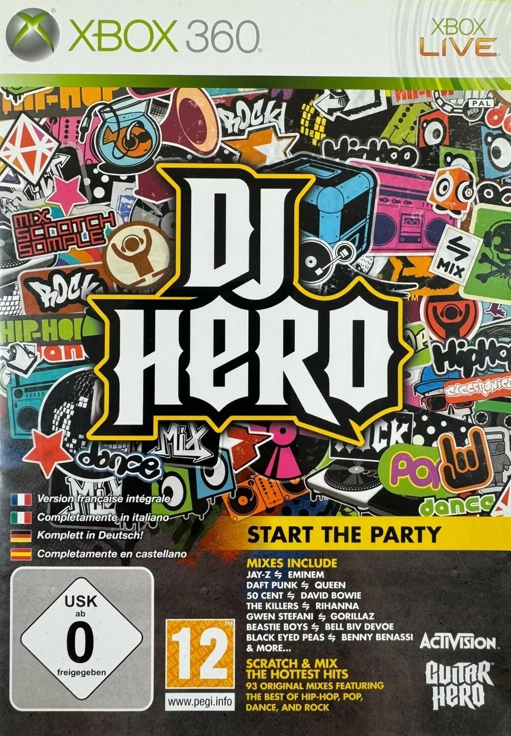 Hra XBOX 360 DJ Hero - F