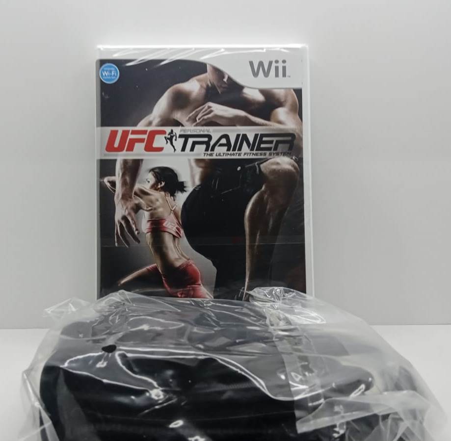 Joc Nintendo Wii Leg Strap + UFC Personal Trainer The Ultimate Fitness System