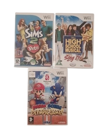 Παιχνίδι Nintendo Wii Sims 2 + Mario Sonic + High School Musical