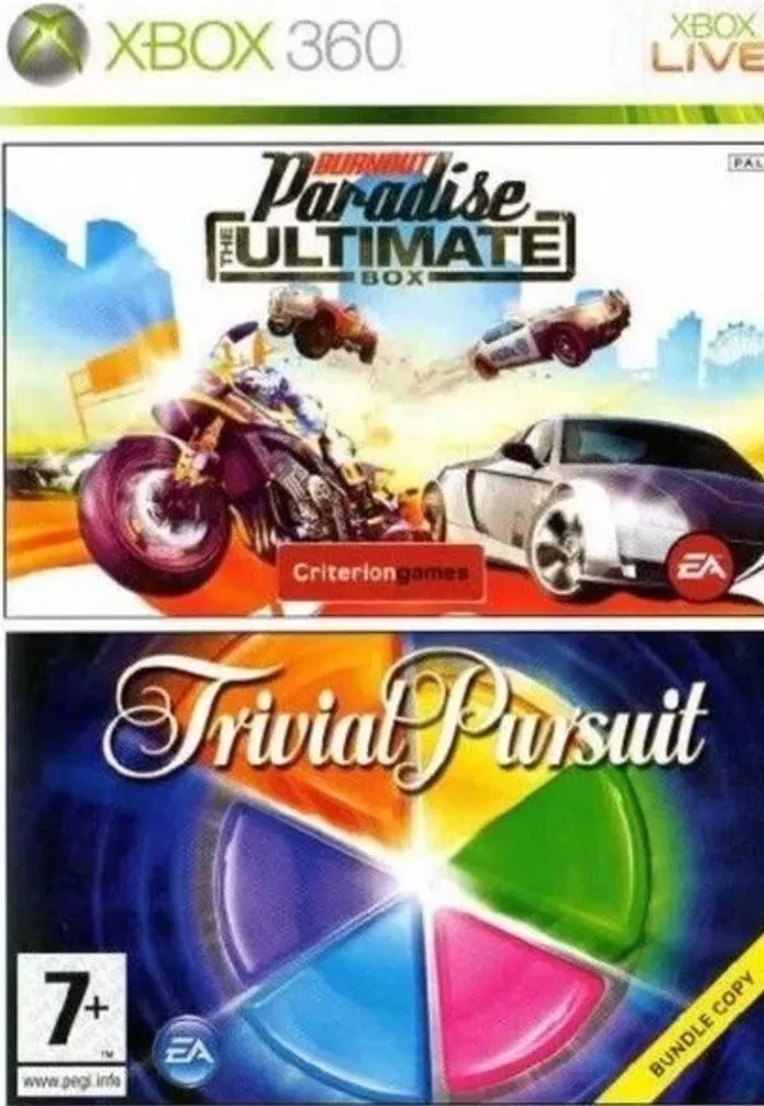 Joc XBOX 360 Burnout Paradise & Trivial Pursuit
