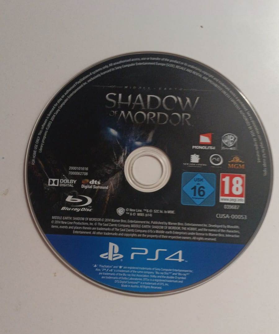 Joc PS4 Middle-Earth: Shadow of Mordor - G