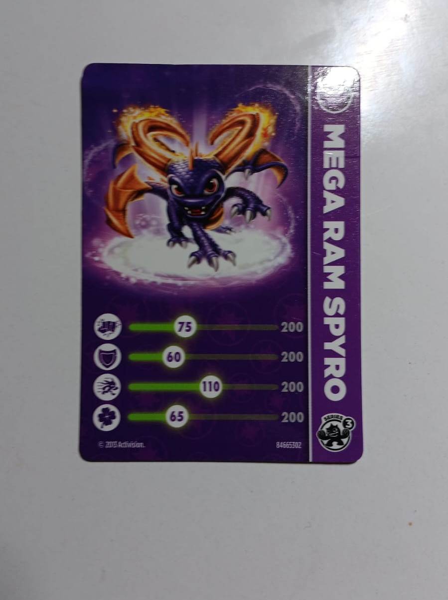 Skylanders Mega Ram Spyro - Card