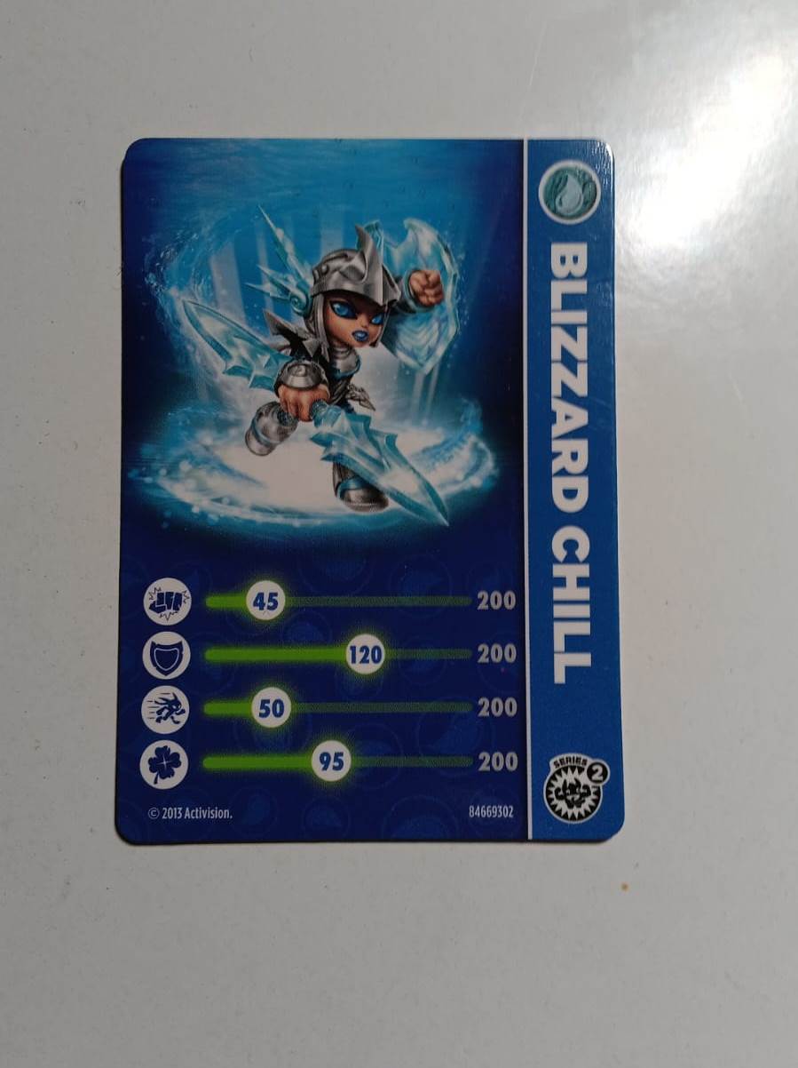 Skylanders Blizzard Chill - Card