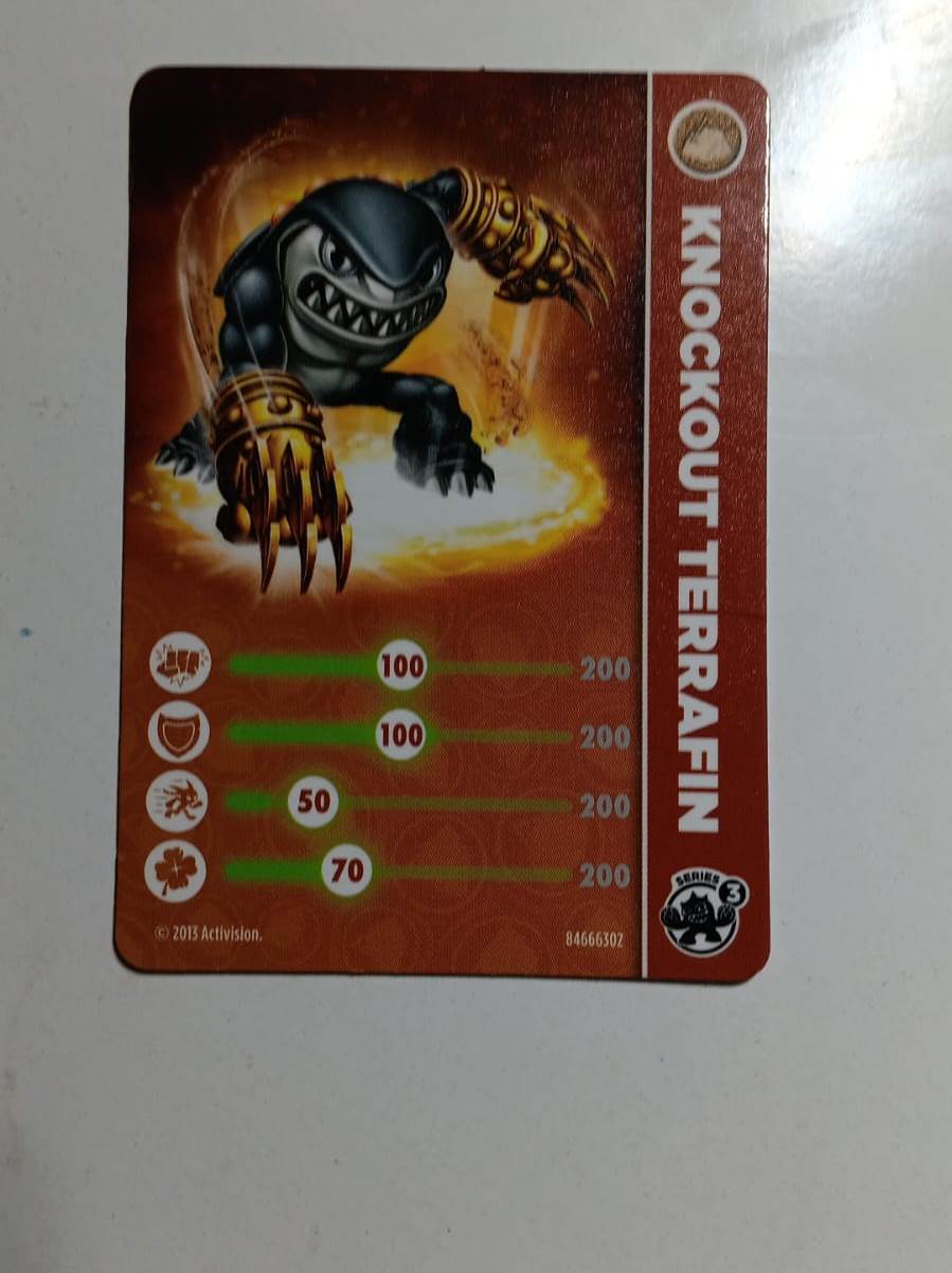 Skylanders Knockout Terrafin - Card