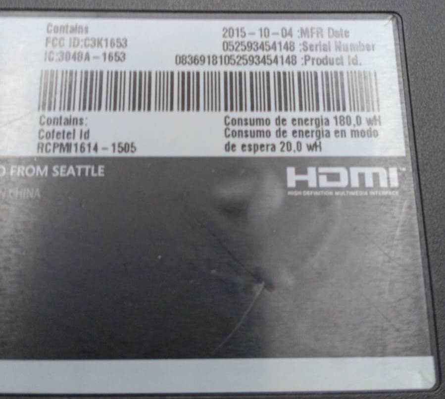 Consola XBOX One 500 GB - SN 052593454148 - (005)