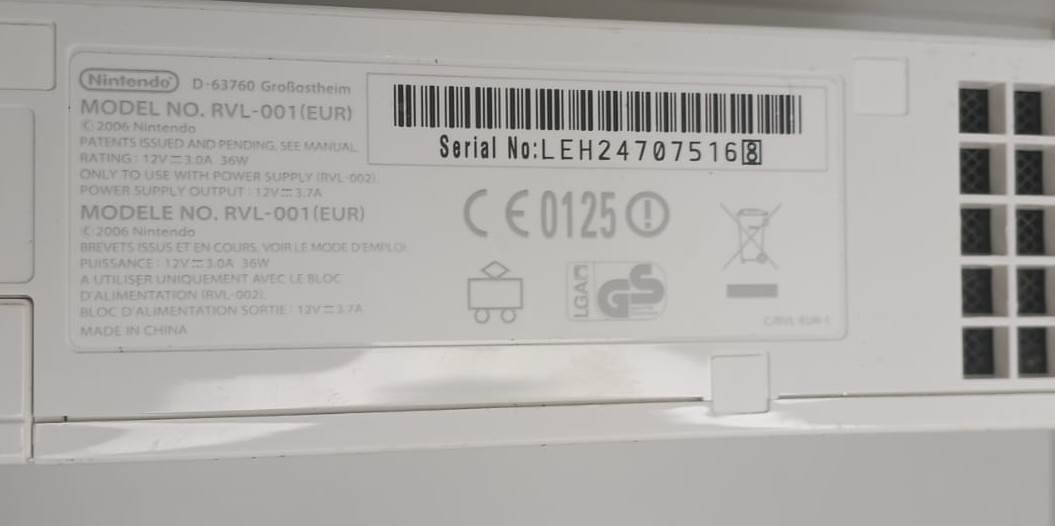 Consola Nintendo Wii - LEH24707516 {8} - 003